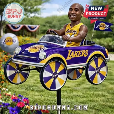 LA Lakers Kobe Bryant Car Outdoor Garden Decor Wind Spinner