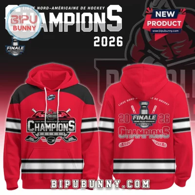 Laval Pétroliers 2026 LNAH Hockey Champions Commemorative Hoodie