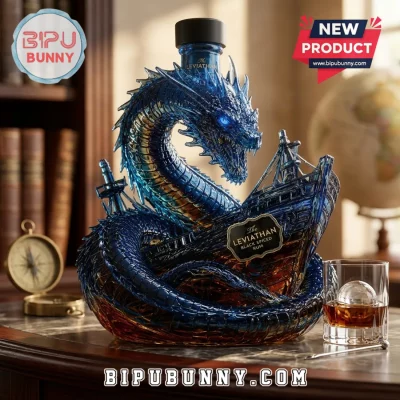 Leviathan Sea Dragon Ship Collectible Rum Whiskey Decanter