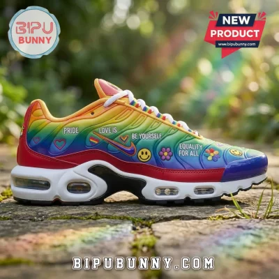 LGBTQ+ Rainbow Pride Love Is Love Air Max Plus Sneakers