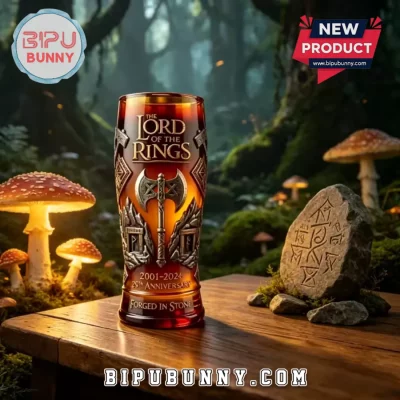 Lord of the Rings 20th Anniversary Forged in Stone Beer Glass Lord of the Rings 20th Anniversary Forged in Stone Beer Glass