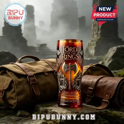 Lord of the Rings 20th Anniversary Forged in Stone Beer Glass