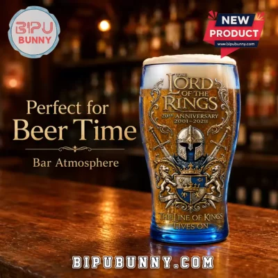 Lord of the Rings 20th Anniversary Limited Edition Beer Glass Lord of the Rings 20th Anniversary Limited Edition Beer Glass