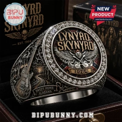 Lynyrd Skynyrd Sweet Home Alabama Commemorative Rock Band Ring
