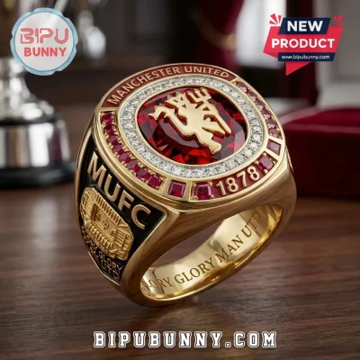 Manchester United Red Devil Gold Ring