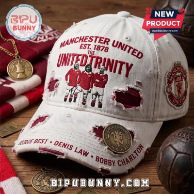 Manchester United The United Trinity Vintage Distressed Baseball Cap