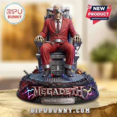 Megadeth Vic Rattlehead Electric Chair Premium Collectible Statue