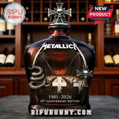 Metallica 45th Anniversary Limited Edition Rock Band Whiskey Decanter