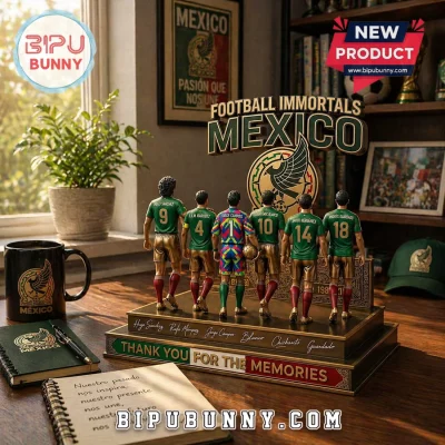 Mexico Football Legends Generations Acrylic Plaque