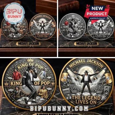 Michael Jackson King of Pop Legend Lives On Commemorative Coin