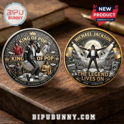 Michael Jackson King of Pop Legend Lives On Commemorative Coin