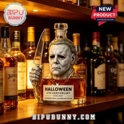 Michael Myers Halloween 47th Anniversary Horror Whiskey Decanter