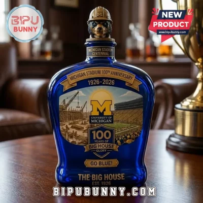 Michigan Wolverines Michigan Stadium 100th Anniversary Whiskey Decanter
