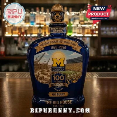 Michigan Wolverines Michigan Stadium 100th Anniversary Whiskey Decanter