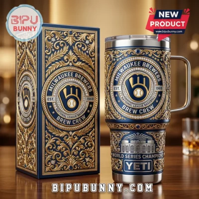 Milwaukee Brewers YETI Stanley Tumbler 40oz