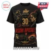 Black Mission Impossible 30th anniversary graphic tee with gold and red action scenes and movie logo text!