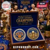 Wooden box containing two gold New York Knicks Eastern Conference Champions 2025-2026 commemorative medallions!