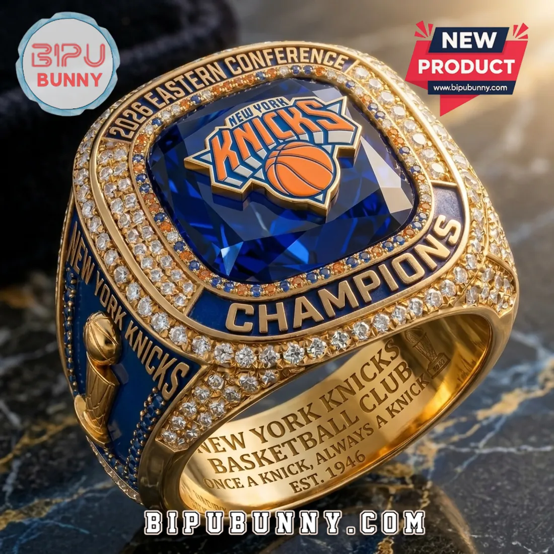 New York Knicks 2026 Eastern Conference Champions Championship Ring New York Knicks 2026 Eastern Conference Champions Championship Ring