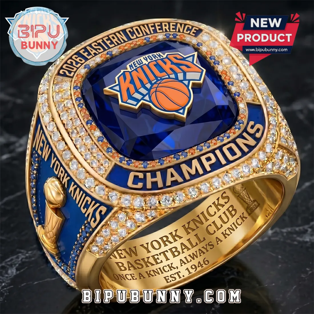 New York Knicks 2026 Eastern Conference Champions Championship Ring New York Knicks 2026 Eastern Conference Champions Championship Ring
