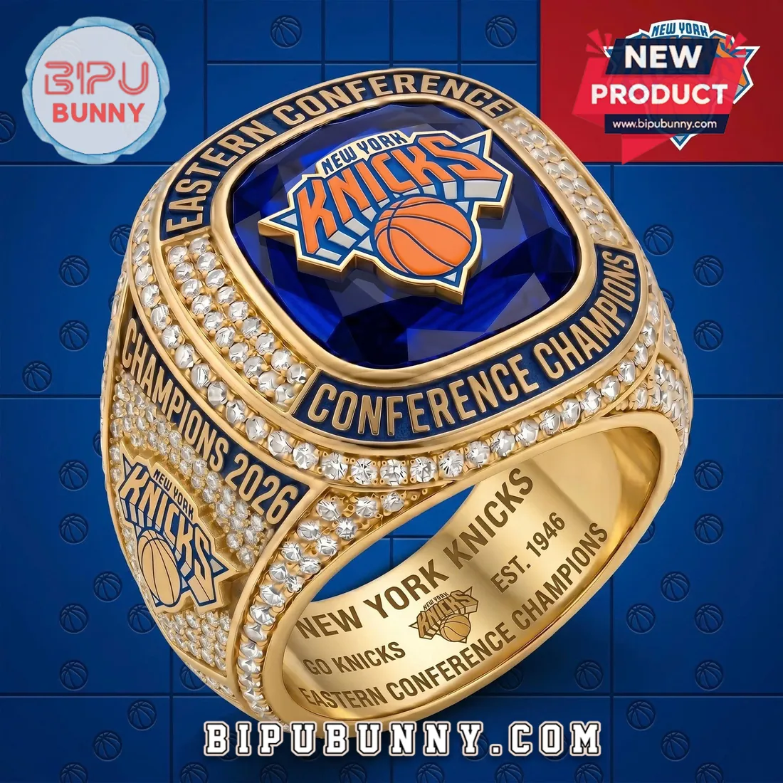 New York Knicks 2026 Eastern Conference Champions Championship Ring New York Knicks 2026 Eastern Conference Champions Championship Ring