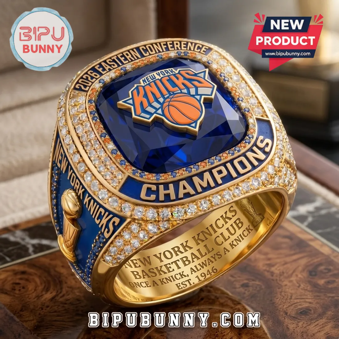 New York Knicks 2026 Eastern Conference Champions Championship Ring New York Knicks 2026 Eastern Conference Champions Championship Ring
