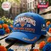 Blue New York Knicks 2026 Eastern Conference Champions baseball cap with embroidered orange and white text and logo!