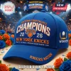 Blue New York Knicks 2026 Eastern Conference Champions cap with orange and white embroidered lettering!
