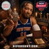 Gold New York Knicks 2026 Eastern Conference Champions lighter with team logo in a decorative wooden gift box!