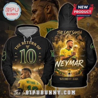 Neymar Jr. Brazil 2026 World Cup The Last Samba Football Hoodie