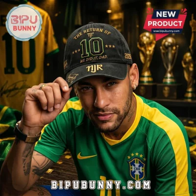 Neymar Jr. Brazil National Team The Return 10 2026 Premium Baseball Cap