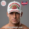 White trucker hat with Ohio State Buckeyes text, surfing mascot graphic, and The Best Damn Summer In The Land embroidery!