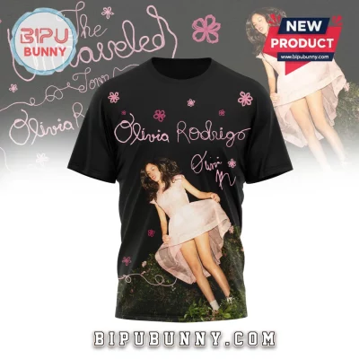 Olivia Rodrigo The Unraveled Tour Black Pink Concert T-Shirt