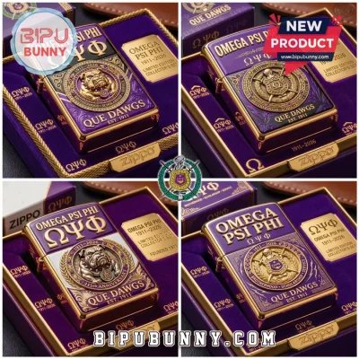 Omega Psi Phi 115th Anniversary Limited Edition Lighter Case