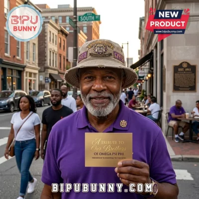 Omega Psi Phi 1911 Bulldog Limited Edition Bucket Hat