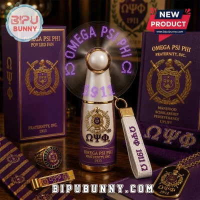 Omega Psi Phi 1911 Limited Edition LED Hand Fan
