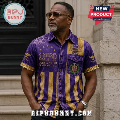 Omega Psi Phi Fraternity 1911 Founding Year Hawaiian Shirt