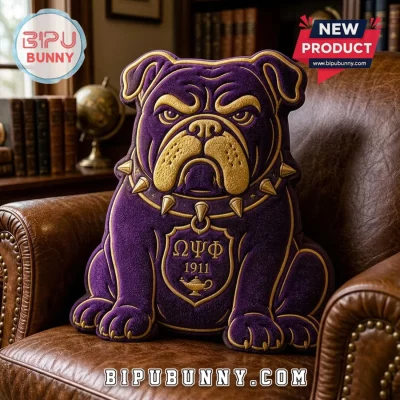 Omega Psi Phi Purple Gold Bulldog 1911 Fraternity Plush Doll Omega Psi Phi Purple Gold Bulldog 1911 Fraternity Plush Doll