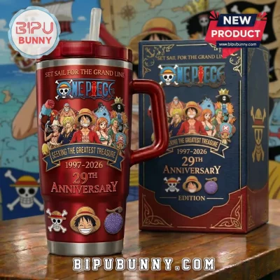One Piece 29th Anniversary Luffy Anime 40oz Stanley Tumbler