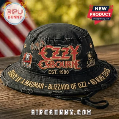 Ozzy Osbourne Album Art 2026 Bucket Hat