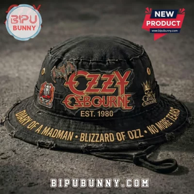 Ozzy Osbourne Album Art 2026 Bucket Hat