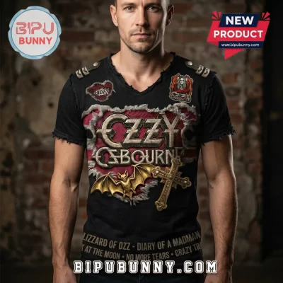 Ozzy Osbourne Prince of Darkness Distressed Appreal Shirt