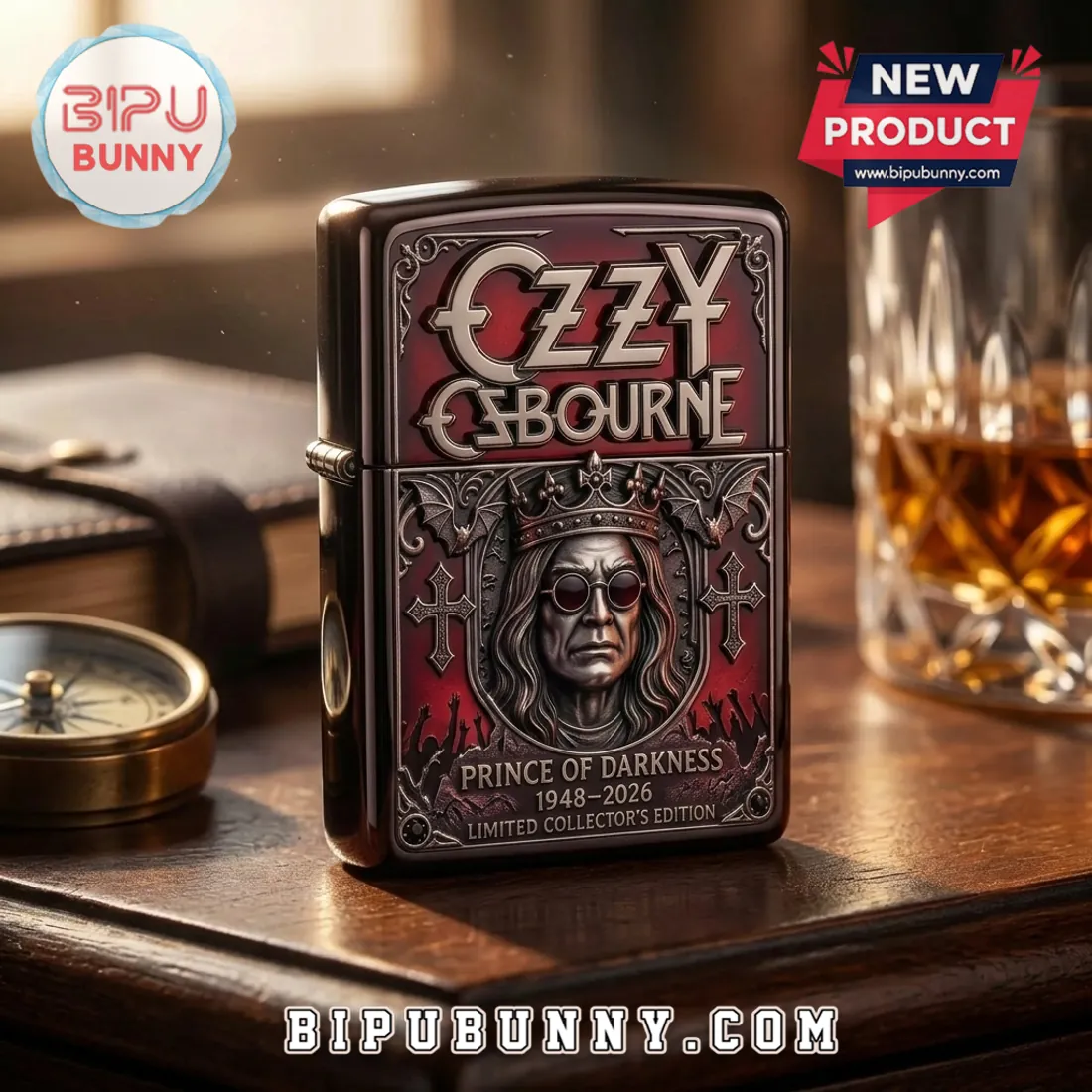 Ozzy Osbourne Prince of Darkness Limited Collector’s Edition Lighter Ozzy Osbourne Prince of Darkness Limited Collector’s Edition Lighter
