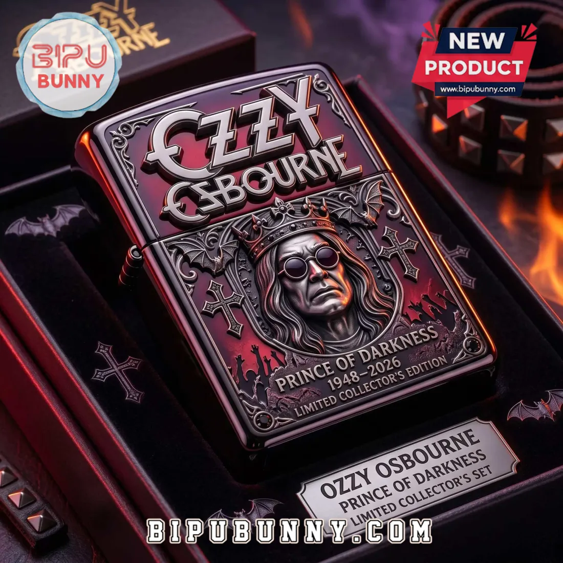 Ozzy Osbourne Prince of Darkness Limited Collector’s Edition Lighter Ozzy Osbourne Prince of Darkness Limited Collector’s Edition Lighter