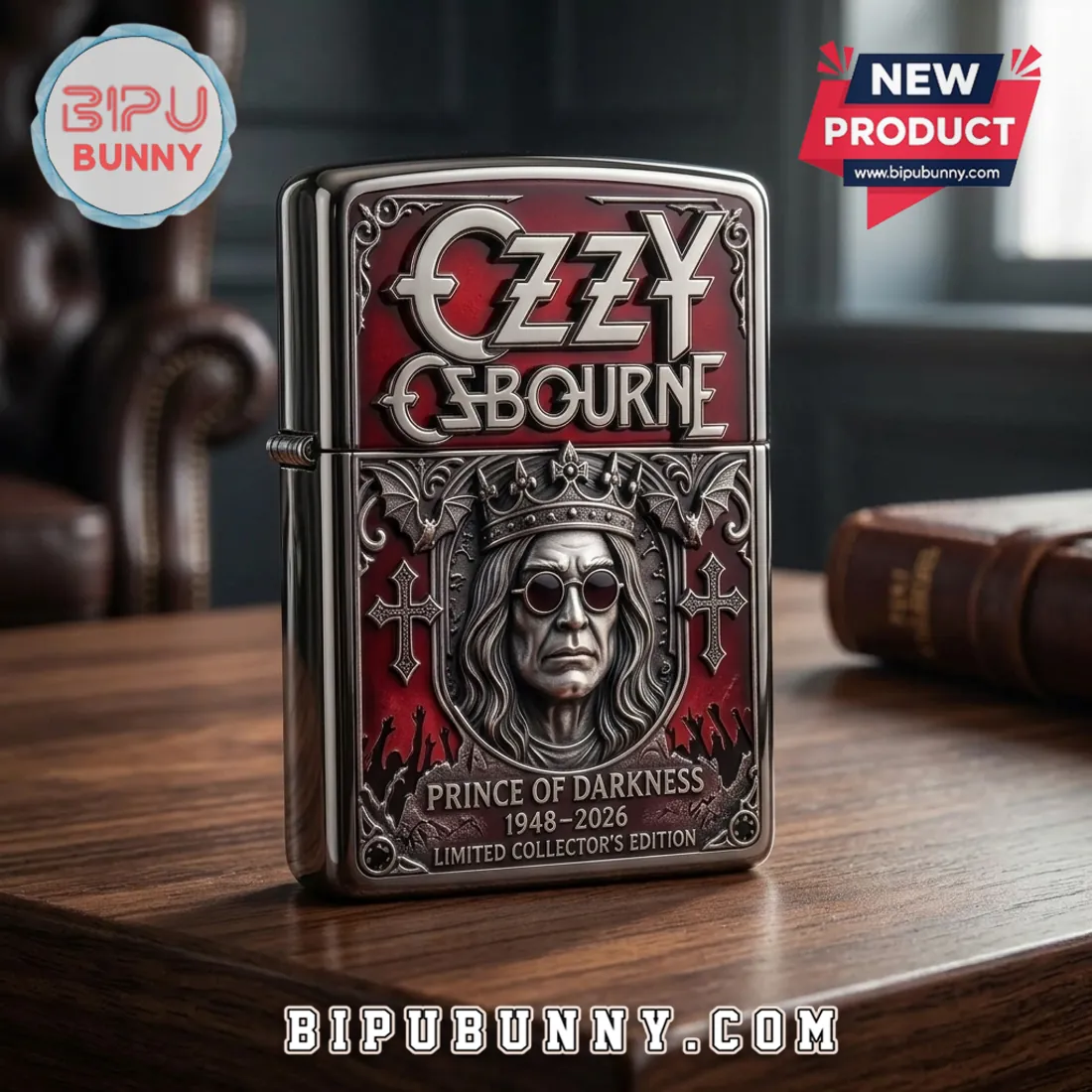 Ozzy Osbourne Prince of Darkness Limited Collector’s Edition Lighter Ozzy Osbourne Prince of Darkness Limited Collector’s Edition Lighter