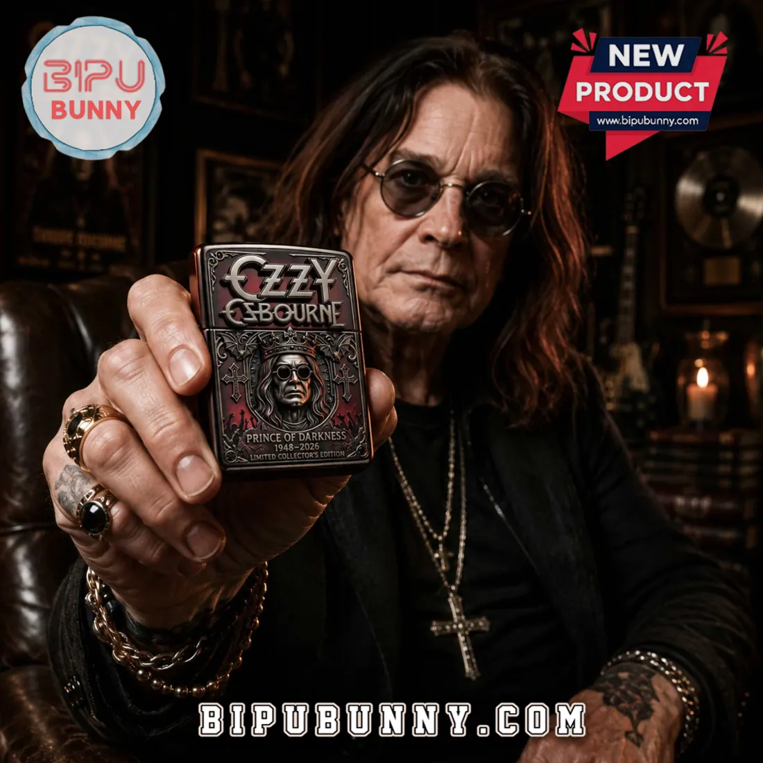 Ozzy Osbourne Prince of Darkness Limited Collector’s Edition Lighter Ozzy Osbourne Prince of Darkness Limited Collector’s Edition Lighter
