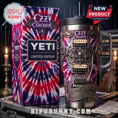 Ozzy Osbourne Prince of Darkness Stainless Steel Travel Tumbler