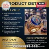 Gold Paris Saint-Germain championship ring with blue centerpiece and 2026 UEFA Champions League text in a locker room setting.!