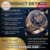 Gold ring, blue gemstone, red Eiffel Tower, 'PARIS SAINT-GERMAIN', 'PARIS - FRANCE', 'ICI C'EST PARIS', 'YOUR NAME', diamond accents!