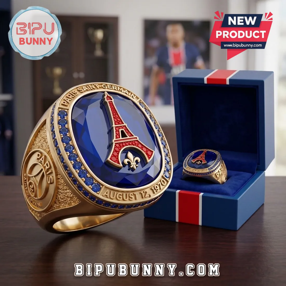 Paris Saint-Germain Premium Gold Ring Paris Saint-Germain Premium Gold Ring
