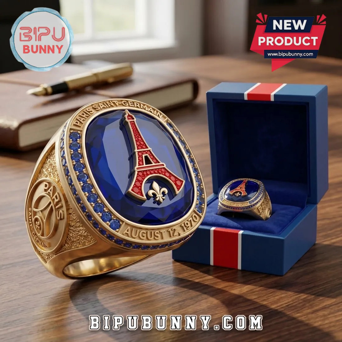 Paris Saint-Germain Premium Gold Ring Paris Saint-Germain Premium Gold Ring